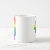 Mug fierté de l'illinois. rayé. (Centre)