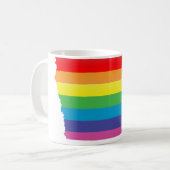Mug fierté de l'iowa. rayé. (Devant gauche)