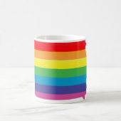 Mug fierté de l'iowa. rayé. (Centre)