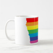 Mug fierté de l'iowa. rayé. (Gauche)