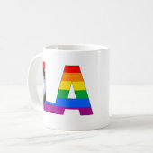 Mug Fierté de Los Angeles LGBTQ Progress Pride (Devant gauche)