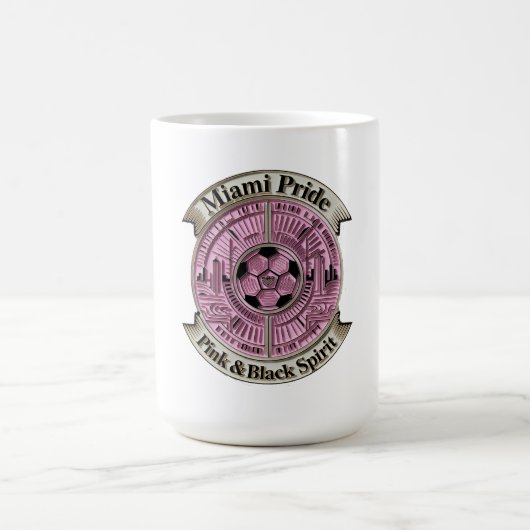 Mug Fierté de Pitch Miami, Cadeau de Fierté de Champio (Centre)
