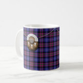 Mug Fierté de tartan et d'escarcelle de mode de (Devant gauche)