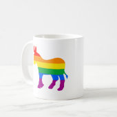 Mug Fierté démocrate LGBTQ (Devant gauche)