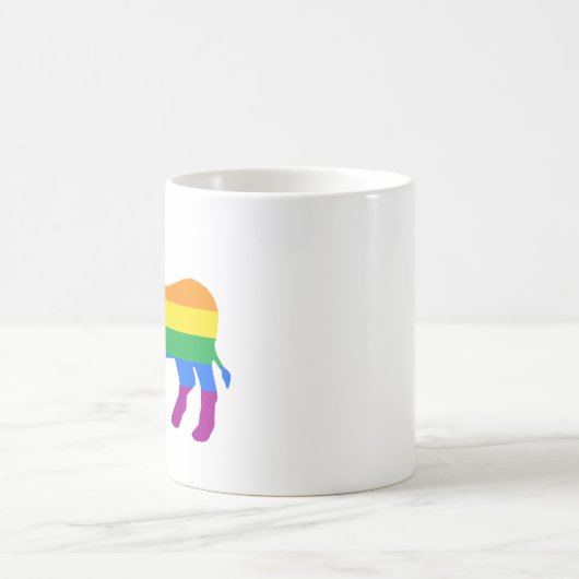 Mug Fierté démocrate LGBTQ (Centre)