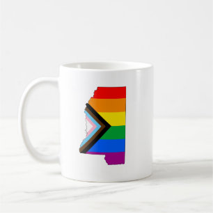 Mug Fierté d'État du Mississippi LGBTQ Progrès Pride