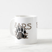 Mug Fierté d'ours Patte d'ours Les ours règnent (Devant gauche)