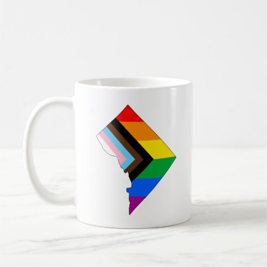 Mug Fierté du district de Columbia Fierté LGBTQ (Gauche)