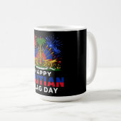 Mug Fierté du Jour du Drapeau Haïtien – Conception Ayi (Devant droit)