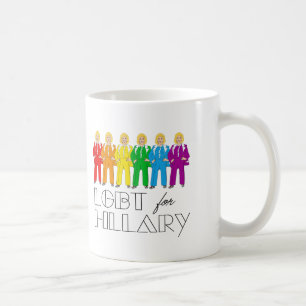 Mug Fierté du tailleur Hillary - LGBT pour Hillary -