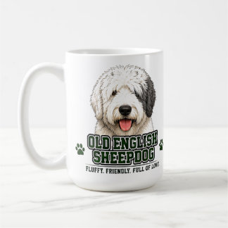 Mug 🐾 Fierté du vieux chien de berger anglais 🐾