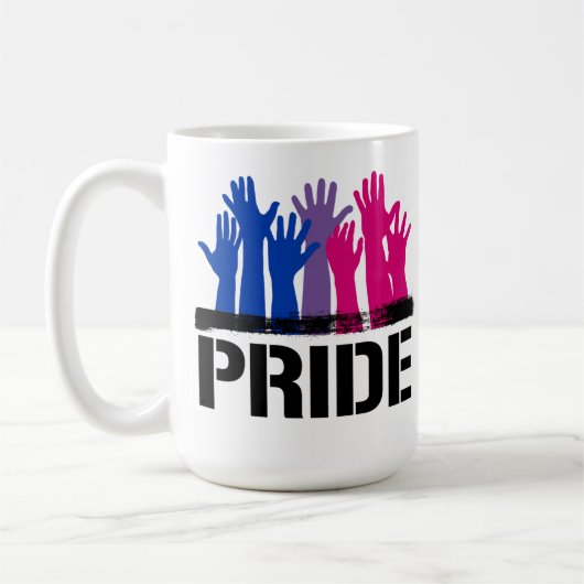 Mug Fierté ensemble bisexuelle (Gauche)