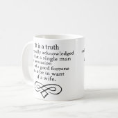 Mug Fierté et préjudice (Devant gauche)