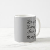 Mug Fierté et préjugés Couples I (Devant droit)