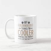 Mug Fierté Goldendoodle Propriétaires Cool Chien drôle (Gauche)