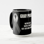 Mug fierté grise (Devant gauche)