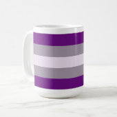 Mug Fierté grise sexuelle (Devant gauche)
