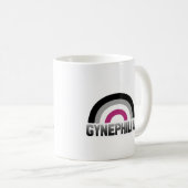 Mug Fierté gynéphile (Devant droit)