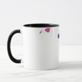 Mug fierté hawaïenne. rayée. (Gauche)