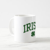 Mug Fierté Irlandaise Classique Trèfle - Fête de la Sa (Devant gauche)