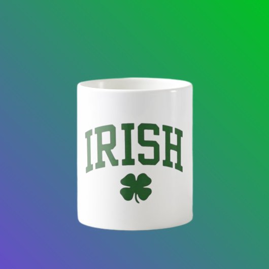 Mug Fierté Irlandaise Classique Trèfle - Fête de la Sa