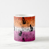 Mug Fierté lesbienne Chat Noir - Mystique Sorcière (Centre)