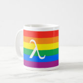 Mug Fierté LGBT et activisme Lambda (Devant gauche)