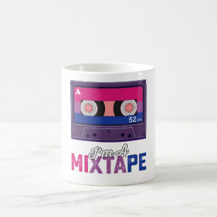 Mug Fierté LGBT Je suis une cassette mixte Bi