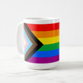 Mug FIERTÉ LGBT (Progress Pride) (Devant gauche)
