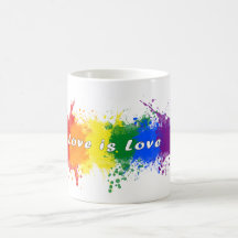 Fierté LGBTQ Mug, l'amour est amour