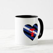 Mug Fierté Masquée (Devant droit)
