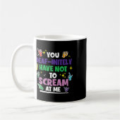 Mug Fierté N'A Pas À Crier À La Main Signale Lan (Gauche)