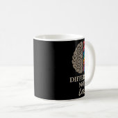 Mug Fierté neurodivergente Adhd Autisme Acceptation Au (Devant droit)
