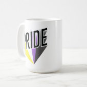 Mug Fierté non binaire éclatée (Devant gauche)