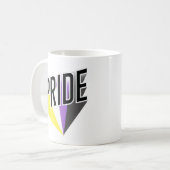 Mug Fierté non binaire éclatée (Devant gauche)