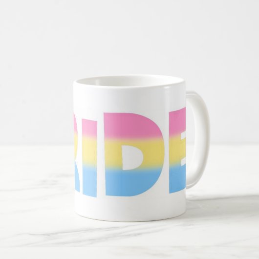 Mug Fierté Pansexual/Omnisexual (Devant droit)