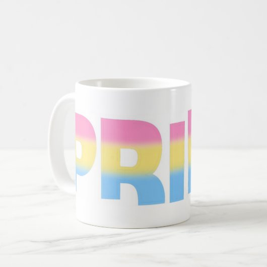 Mug Fierté Pansexual/Omnisexual (Devant gauche)