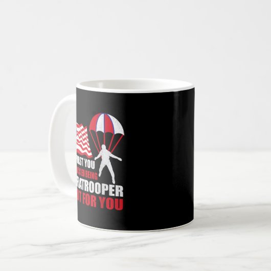 Mug Fierté Parachutiste Pour 82e Anciens Combattants A (Devant gauche)