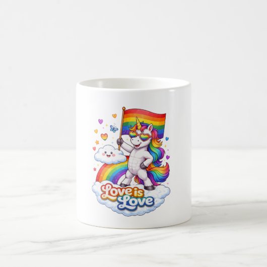Mug Fierté, Queer, Licorne (Centre)