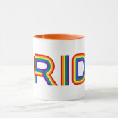 Mug Fierté| Rainbow Letters (Centre)