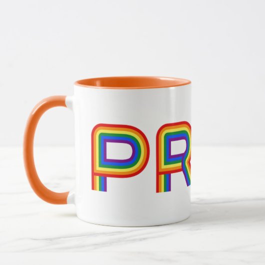 Mug Fierté| Rainbow Letters (Gauche)