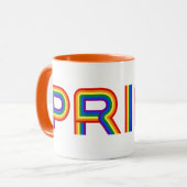 Mug Fierté| Rainbow Letters (Devant gauche)