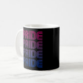 Mug Fierté Rétro Bisexuelle (Devant gauche)