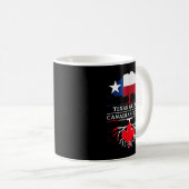 Mug Fierté Texas Croît Avec Le Drapeau Canadian Roots  (Devant droit)