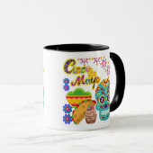 Mug Fiesta Bloom Fiesta noir et blanc (Devant droit)