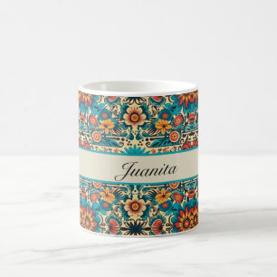 Mug Fiesta Blooms, personnalisable