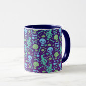 Mug Fiesta de calaveras (Devant droit)