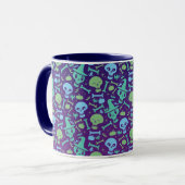 Mug Fiesta de calaveras (Devant gauche)
