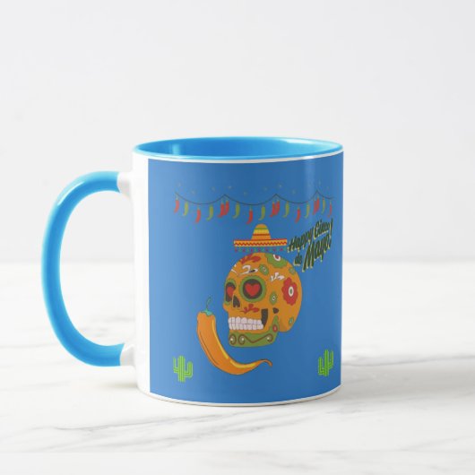 Mug Fiesta de Fuego bleu (Gauche)