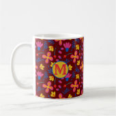 Mug Fiesta Floral Customisé initial (Gauche)